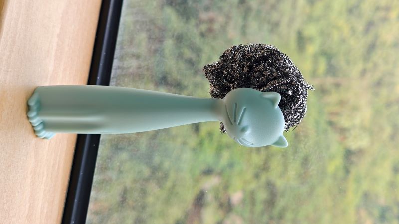 不锈钢丝球柄刷
   